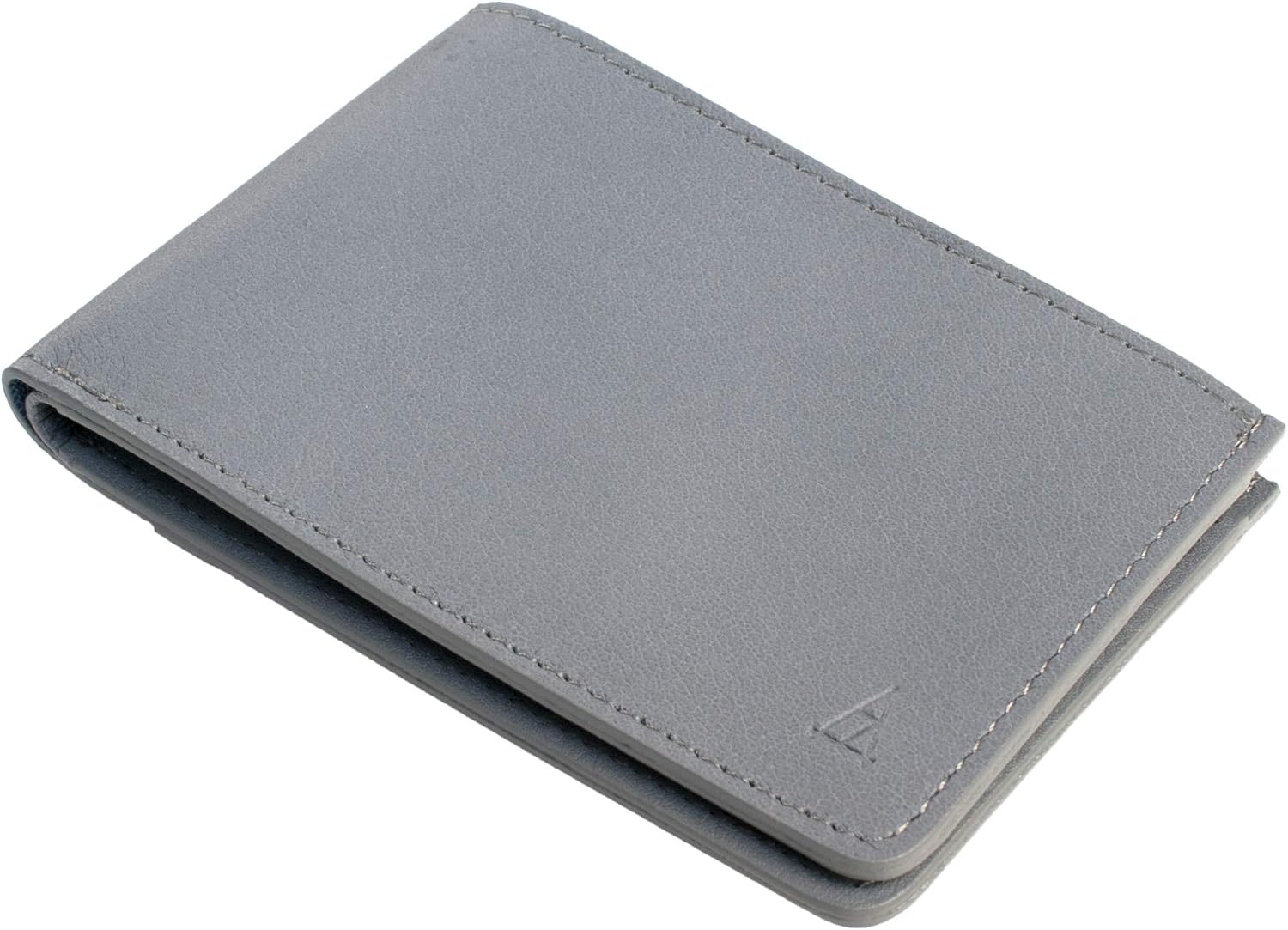 美品】ear PAPILLONNER 牛革・ドット刺繍長財布 シルバー ear